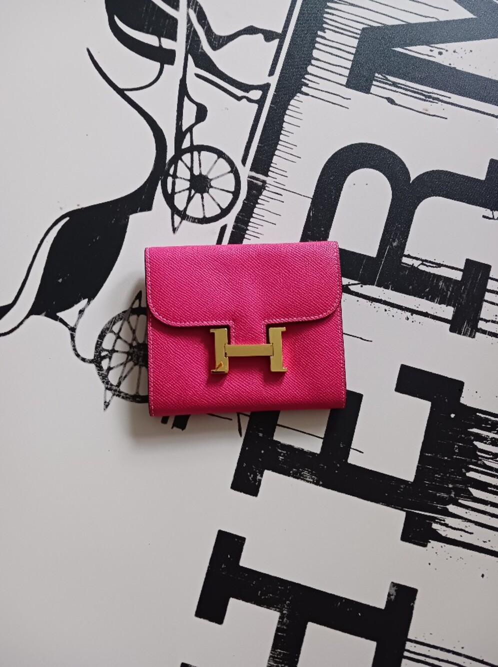 Pink Biffold Wallet